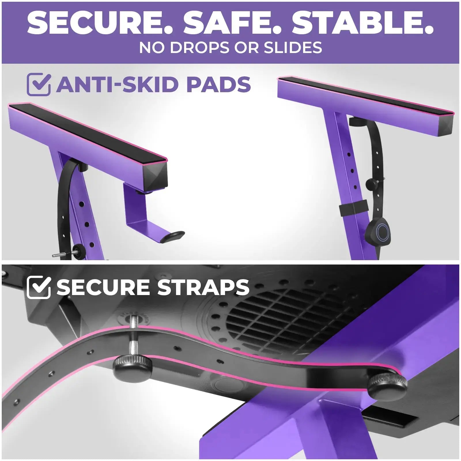 Adjustable Purple Z Style Keyboard Stand