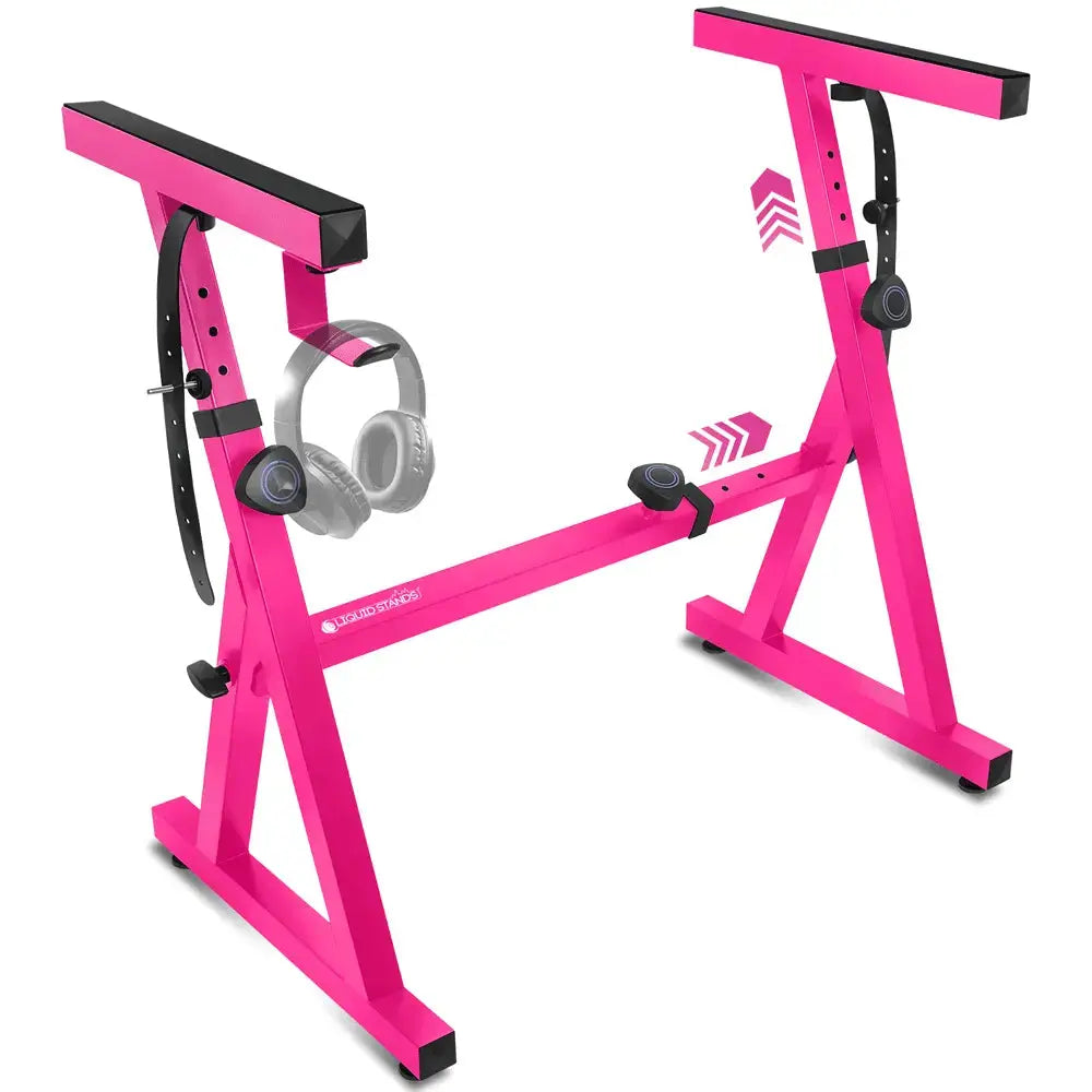 Adjustable Z Style Pink Keyboard Stand