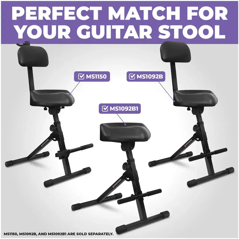 Adjustable Backrest for Guitar Stool